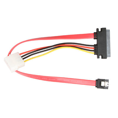Cable SATA 7+15Pin 22 Pin To SATA 7Pin+4Pin del arnés de cable de los datos de ROHS SATA III
