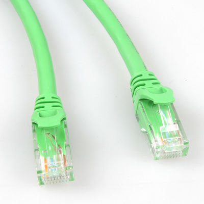 La red verde práctica telegrafía el escudo de los 10m los 30m los 50m UTP de la longitud de Cat6a