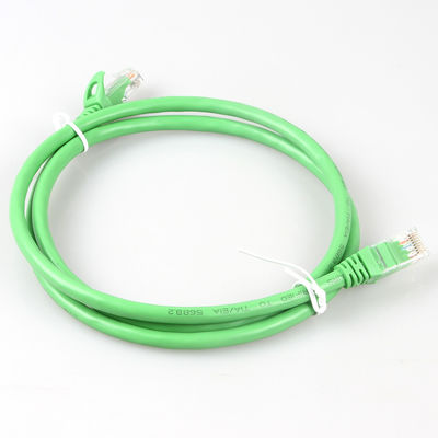 La red verde práctica telegrafía el escudo de los 10m los 30m los 50m UTP de la longitud de Cat6a