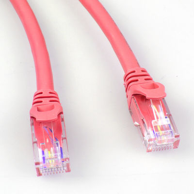 Cordón de remiendo de 26AWG FTP UTP Cat6a 4 pares del color rojo multiusos