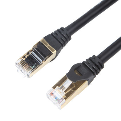 Cobre puro RJ45 CCA del cordón de remiendo del OEM FTP el 10M Cat6 multipropósito