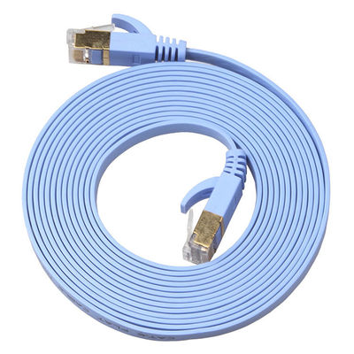 Cable plano práctico de 30 AWG UTP, cable ultra fino del remiendo del RJ45 CAT6