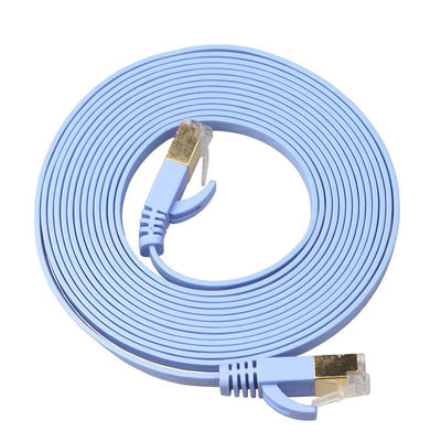 Cable plano práctico de 30 AWG UTP, cable ultra fino del remiendo del RJ45 CAT6