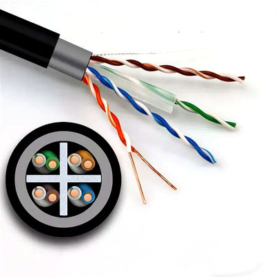 Cobre puro de la red doble de la envoltura Cat6 Lan Cable UTP para al aire libre