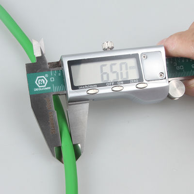 Alto cable de Ethernet del verde RJ45 del PVC del gato 5e SFTP AWG26 de la flexibilidad para los usos industriales