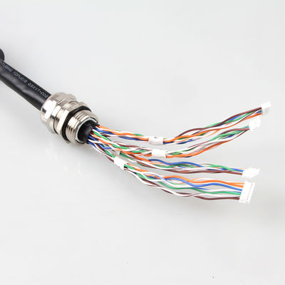 Cat6a1 modificado para requisitos particulares fábrica al cable de la red de cable de 4 remiendos para dirigir