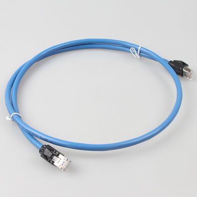 Cable de Ethernet de Cat6a S/FTP 6 pies del RJ45 de la red del cordón del remiendo de la fricción industrial de cable de cadena de la red