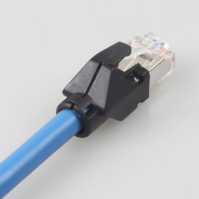 Cable de Ethernet de Cat6a S/FTP 6 pies del RJ45 de la red del cordón del remiendo de la fricción industrial de cable de cadena de la red